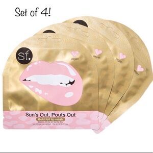 Sun’s Out, Pout’s Out Gold Foil Lip Masks